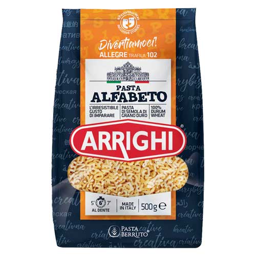 Паста Алфавит ARRIGHI, Berruto 500 г