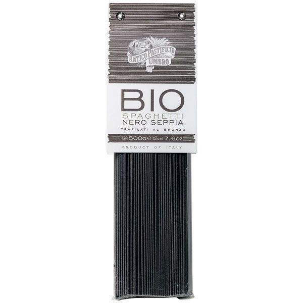 Спагетти с чернилами каракатиц BIO Antico Pastificio Umbro, 500 г