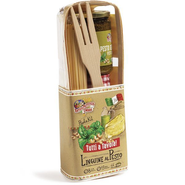 Набор подарочный Linguine al pesto, с кухонными принадлежностями, Tutti a tavola, 900 г