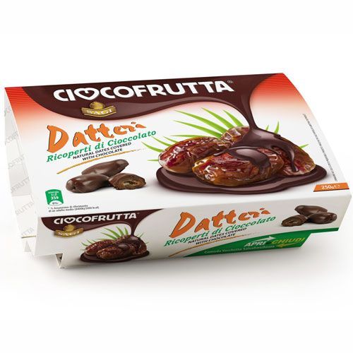 Финики в темном шоколаде Cioccofrutta, 100 г (Vaschetta)