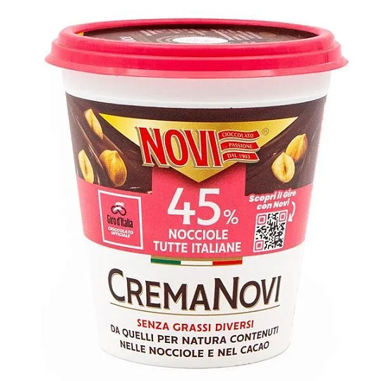Крем шоколадно-ореховый 2600 CREMA NOVI, 200 г (пл/стакан)