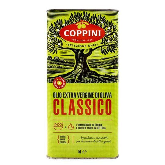 Масло оливковое Классико Coppini, канистра, 5 л