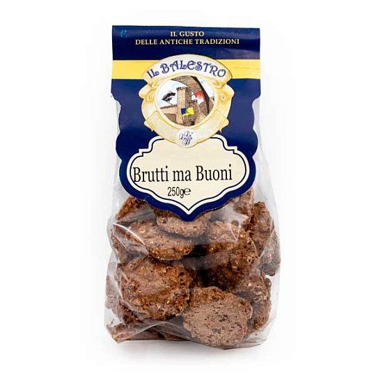 Печенье традиционное BRUTTI MA BUONI, IL BALESTRO, 250 г (пл/пак)