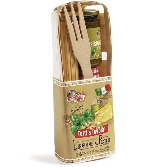 Набор подарочный Linguine al pesto, с кухонными принадлежностями, Tutti a tavola, 900 г
