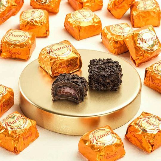 Конфеты шоколадные с апельсиновой начинкой CHOCOVIAR SELECTION, VENCHI, весовые
