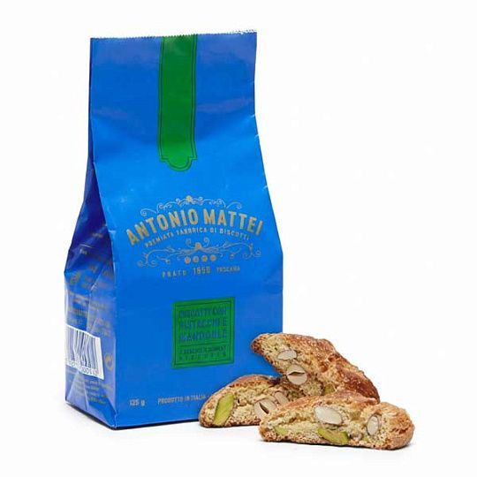 Кантуччи с фисташками и миндалем из Прато, ANTONIO MATTEI, 125 г