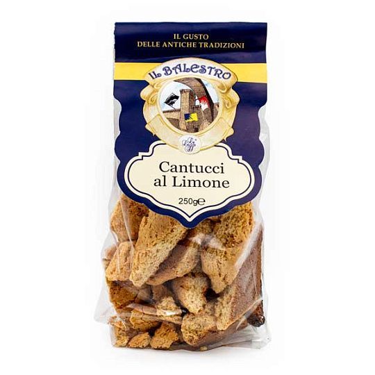Кантуччи с лимоном IL BALESTRO, 250 г (пл/пак)