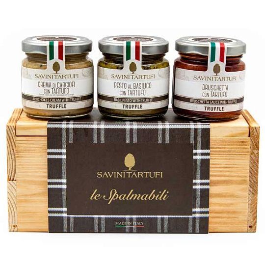 Набор соусов LE SPALMABILI (артишоки, песто, брускетта), SAVINI TARTUFI
