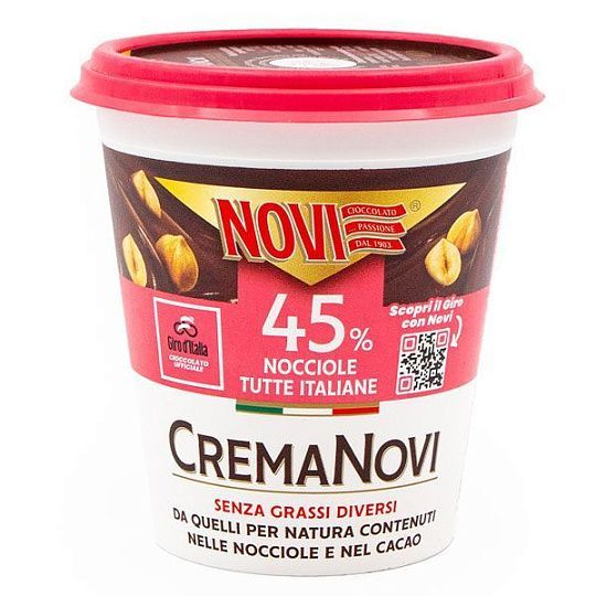Крем шоколадно-ореховый 2600 CREMA NOVI, 200 г (пл/стакан)