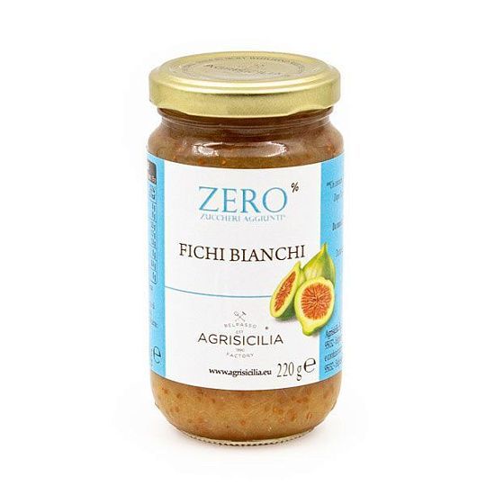 Конфитюр из белого инжира без сахара LIGHT, Agrisicilia, 240 г