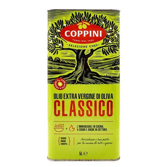 Масло оливковое Классико Coppini, канистра, 5 л