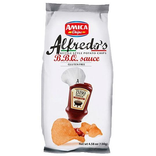 Чипсы со вкусом соуса барбекю ALFREDO'S, Amica Chips, 130 г