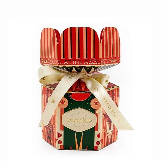 Ассорти из трех пралине, MAXTRIS, 70 г (новогодний цветок)