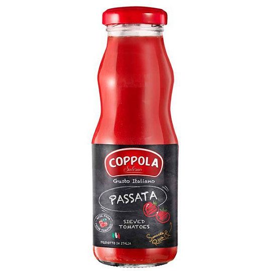 Томаты протертые Пассата (Passata), Coppola, 680 г (ст/бут) 