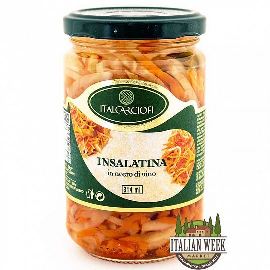 Овощной салат в винном уксусе Insalatina, Italcarciofi, 314 мл