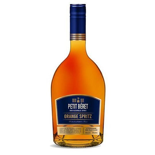 Ликер Апельсиновый Спритц безалкогольный ORANGE SPRITZ Le Petit Beret, 740 мл (ст/бут)