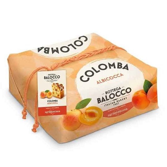 Коломба с цукатами из абрикосов Bottega Balocco, 750 г (бум/уп) 