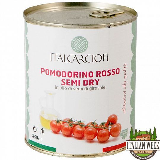 Томаты черри полувяленые Italcarciofi, 750 г