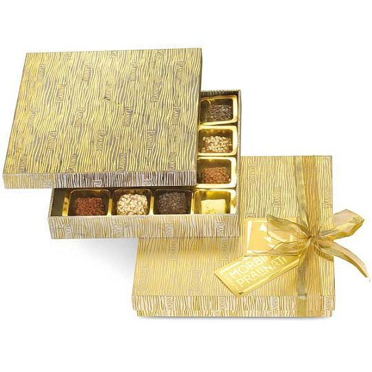 Торрончини (нуга) мягкие в шоколаде ассорти Flamigni, 280 г (карт/кор)