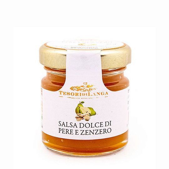 Соус сладкий из груши и имбиря Tesori di Langa, 40 г (ст/б)