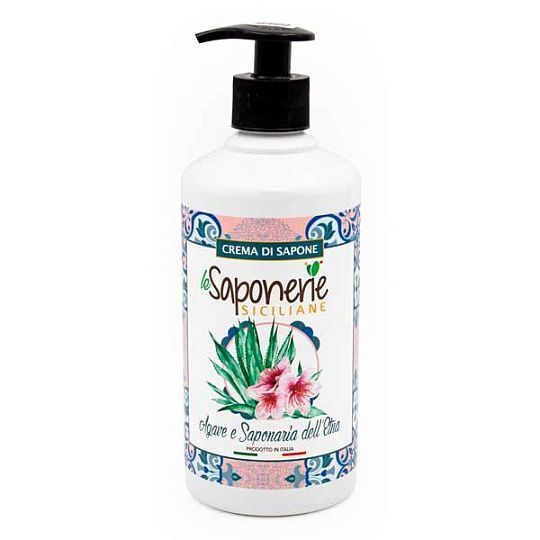 Крем-мыло Агава и мыльнянка с вулкана Этна FarmaLais, 500 мл