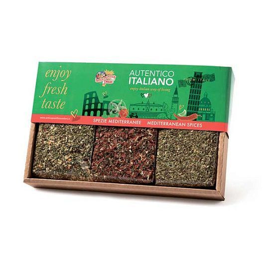 Набор подарочный Средиземноморские специи SPEZIE MEDITERRANEE, Antico Pastificio Umbro
